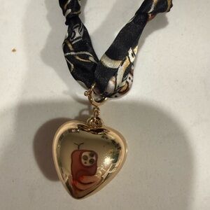 Gold Heart Pendant Necklace
